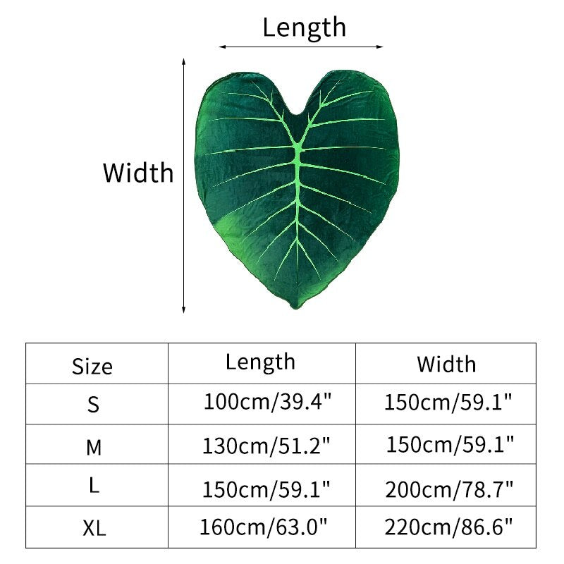 Avtoit | Super Soft Giant Leaf Blanket