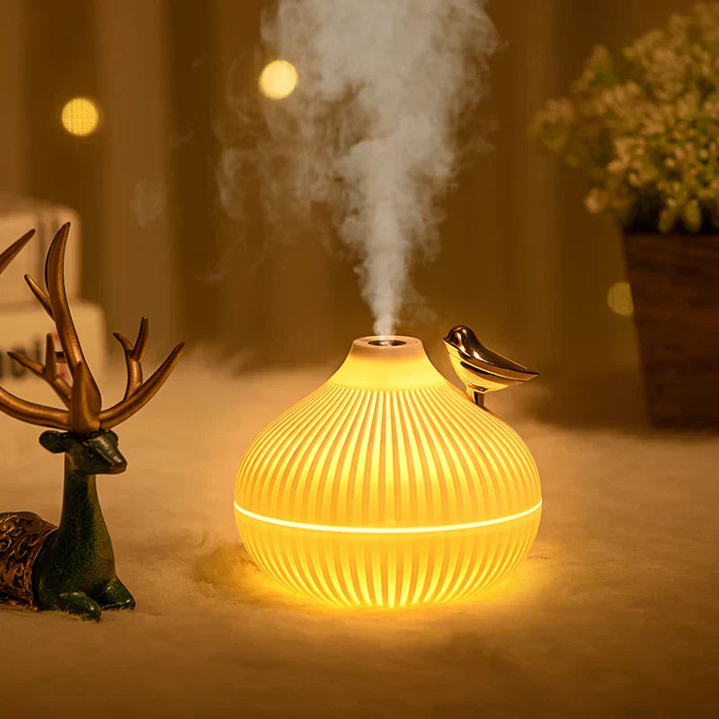 Avtoit | MistGlow USB Humidifier | Quiet & Compact | With LED Night Light & Mood Lighting