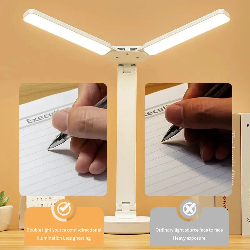 Avtoit | Adjustable Reading Lamp - Rechargeable Dimmable with Phone Table