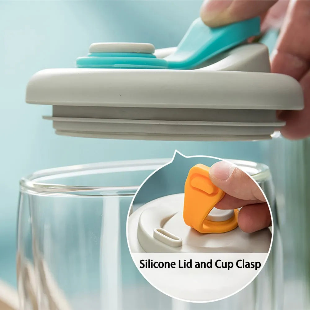 Avtoit | Leak-Proof Double Wall Glass Transparent Mug