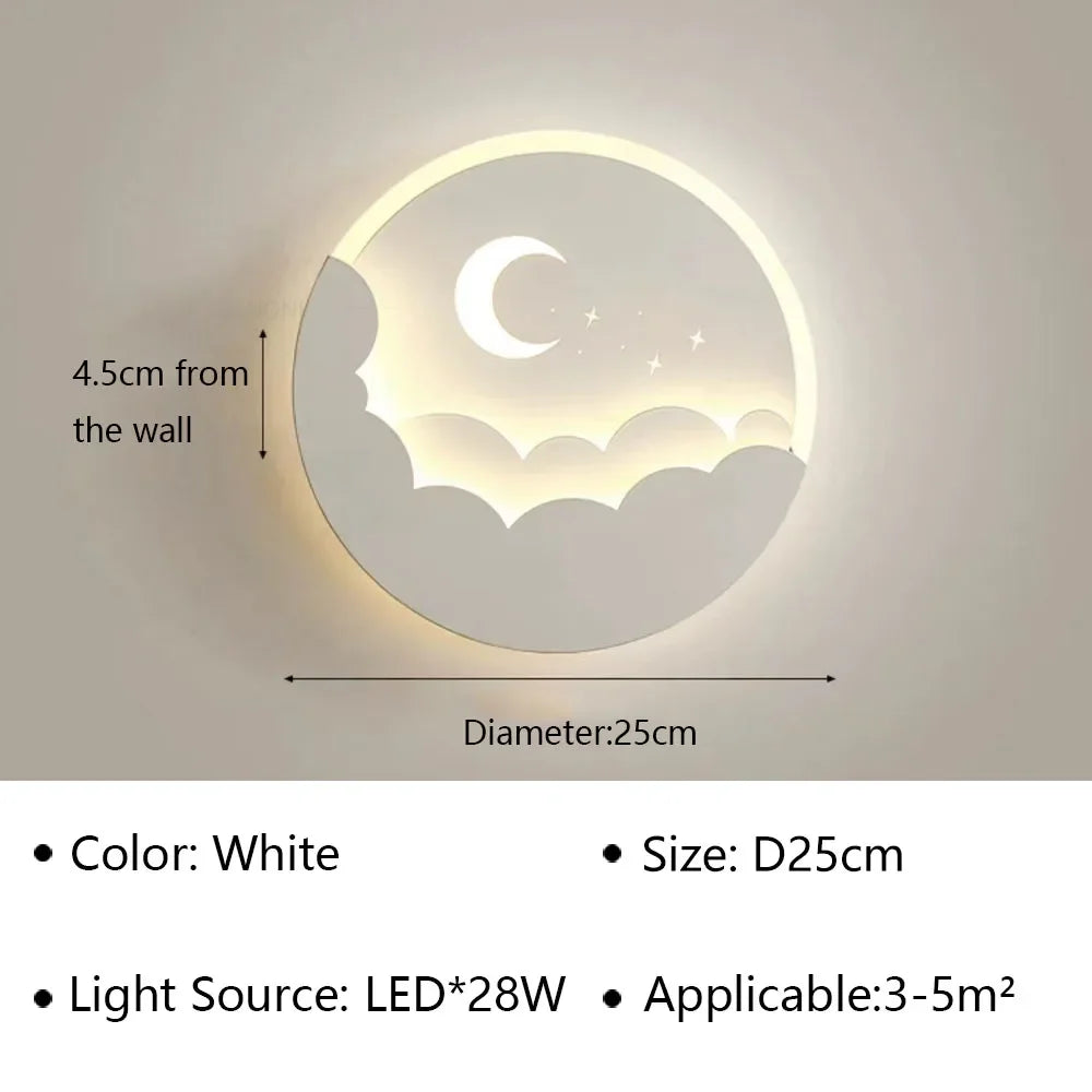 Avtoit | LED wall light with moon and stars