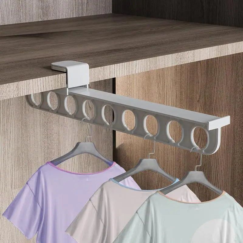 Avtoit | Retractable Wardrobe Rail Closet Organizer Hanger