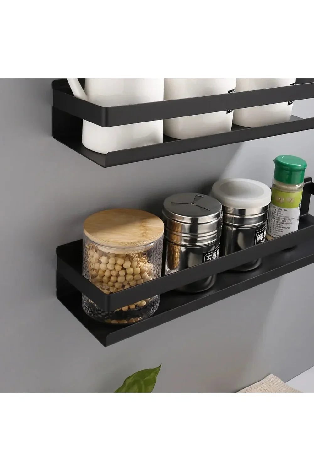 Avtoit | Modern black floating shelves