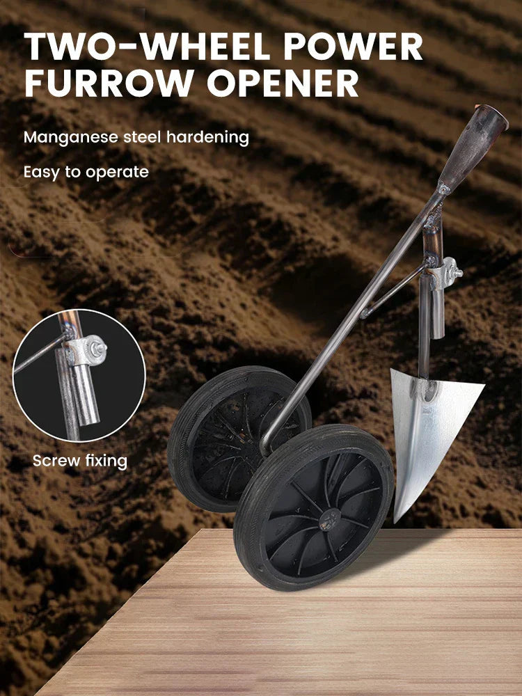 Avtoit | GravoHack Duo Hand Hoe | Forged Manganese Steel | For Weeding & Loosening | Suitable for Wooden Handles