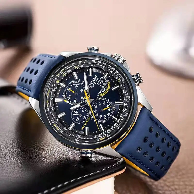 Avtoit | Quartz Chronograph Men’s Watch – Waterproof Stainless Steel Wristwatch with Date & Luminous Hands