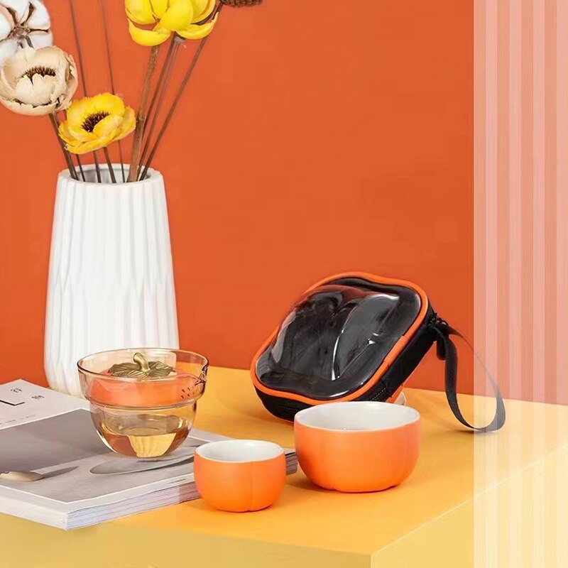Avtoit | Mini Pumpkin Ceramic Teapot Set