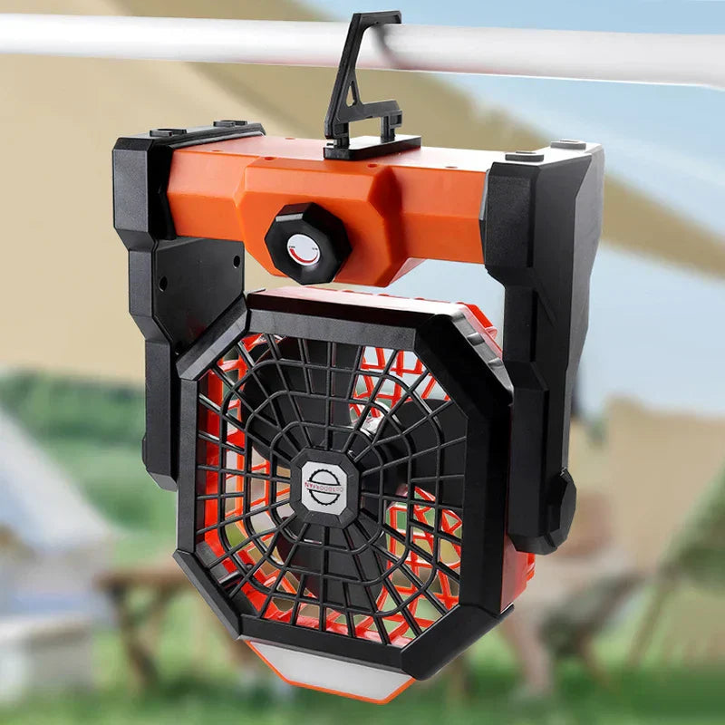 Avtoit | LumoFan Pro | Camping Fan with LED | 7800 mAh Battery | USB Rechargeable