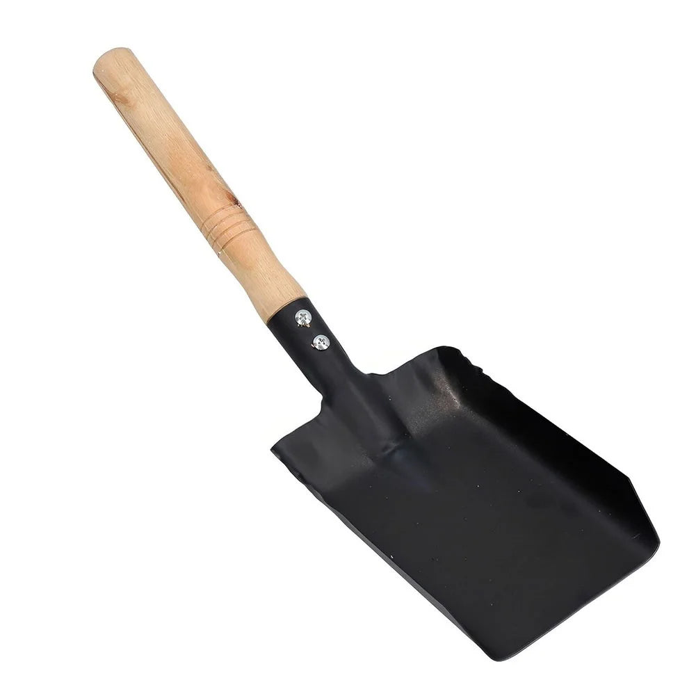 Avtoit | HeatPro Fireplace Shovel | Durable Iron with Wooden Handle | For Oven & Grill