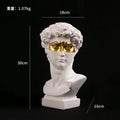 Avtoit | European Home Decor David Head Resin Statues Statues Home Decor Modern Abstract Art Bust Sculpture Art Sketch Practice
