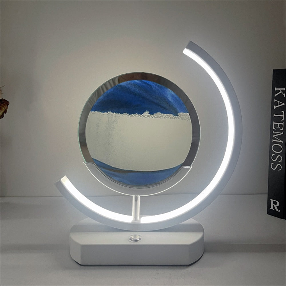 Avtoit | 3D LED Flowing Sand Art Table Lamp