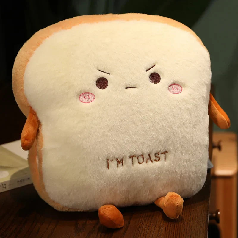 Avtoit | Plush Toast Bread Ultra Soft Hand Warmer Pillow