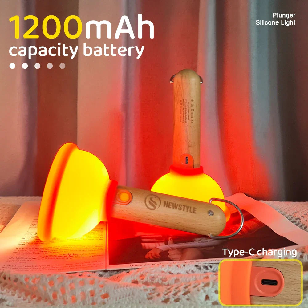 Avtoit | Plunger Style Stress Relief LED Night Lamp