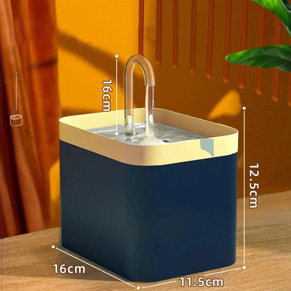 Avtoit | Ultra-quiet Pet Water Fountain with Intelligent Filtration - 1.5 l Stainless Steel