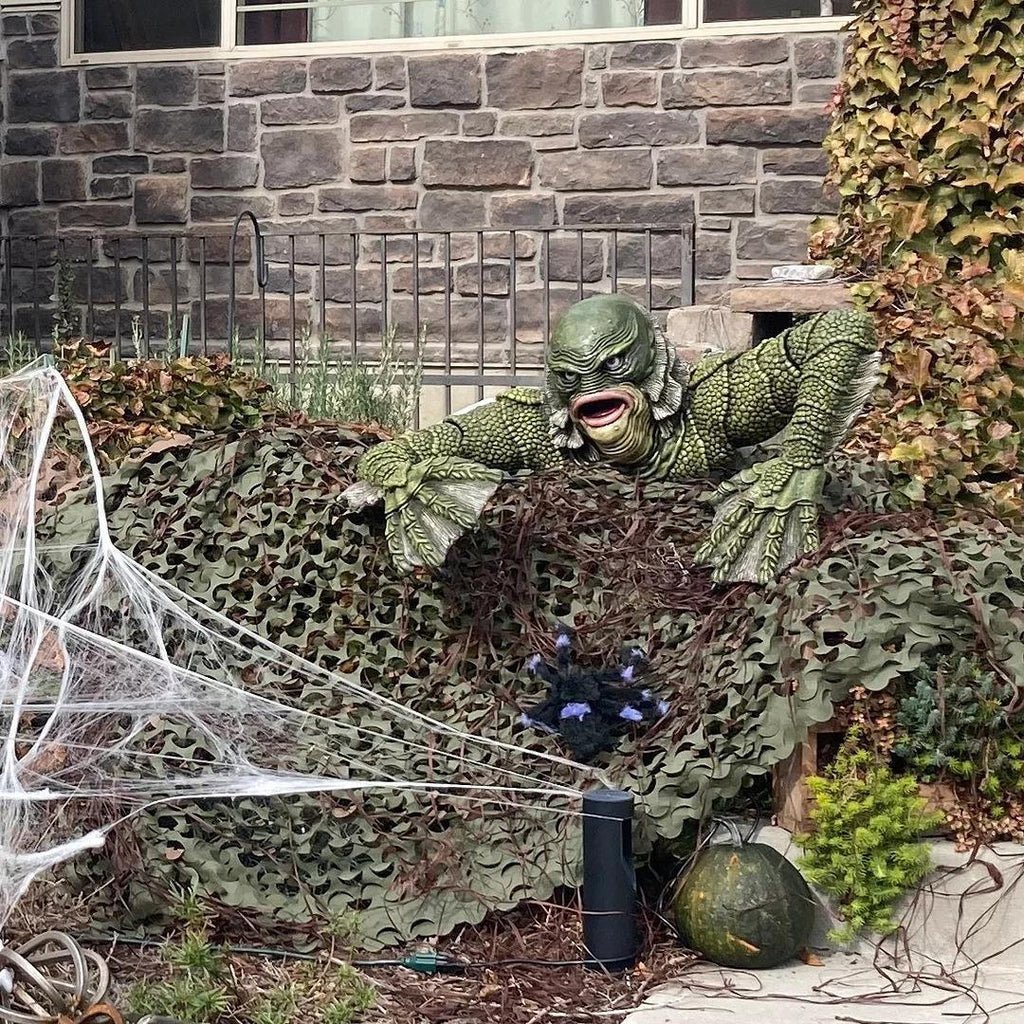 Avtoit | Kreatur The Black Lagoon Grab sculptures Figure Garden building Outdoor ornaments Monster Statue Man Halloween Decoration