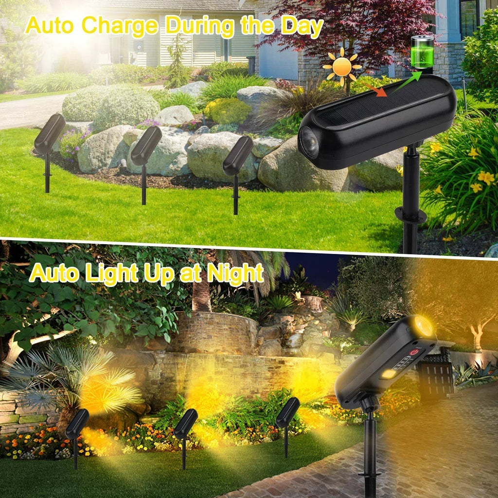 Avtoit | LumoGlow | LED Solar Spotlight | 2-in-1 Light Mode | IP65 Waterproof