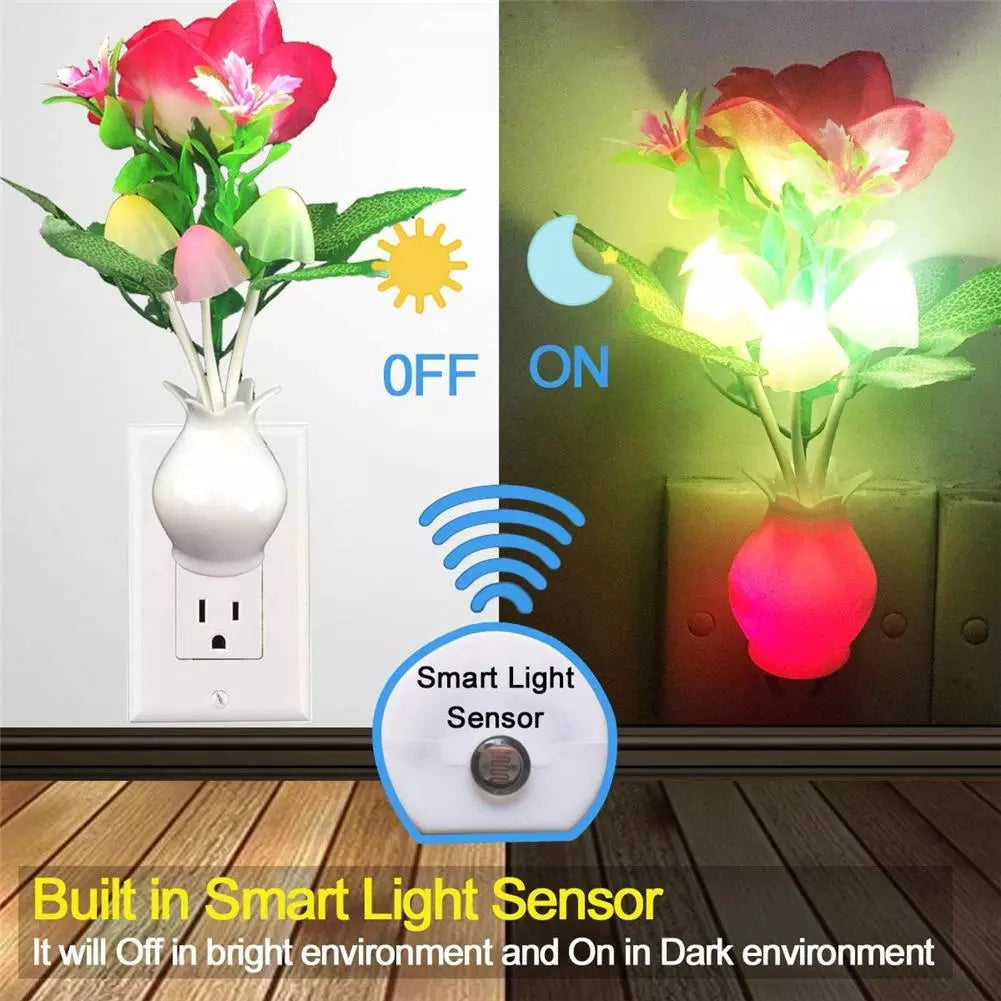 Avtoit | Mini Flower Vase Smart Light Sensor Night Lamp