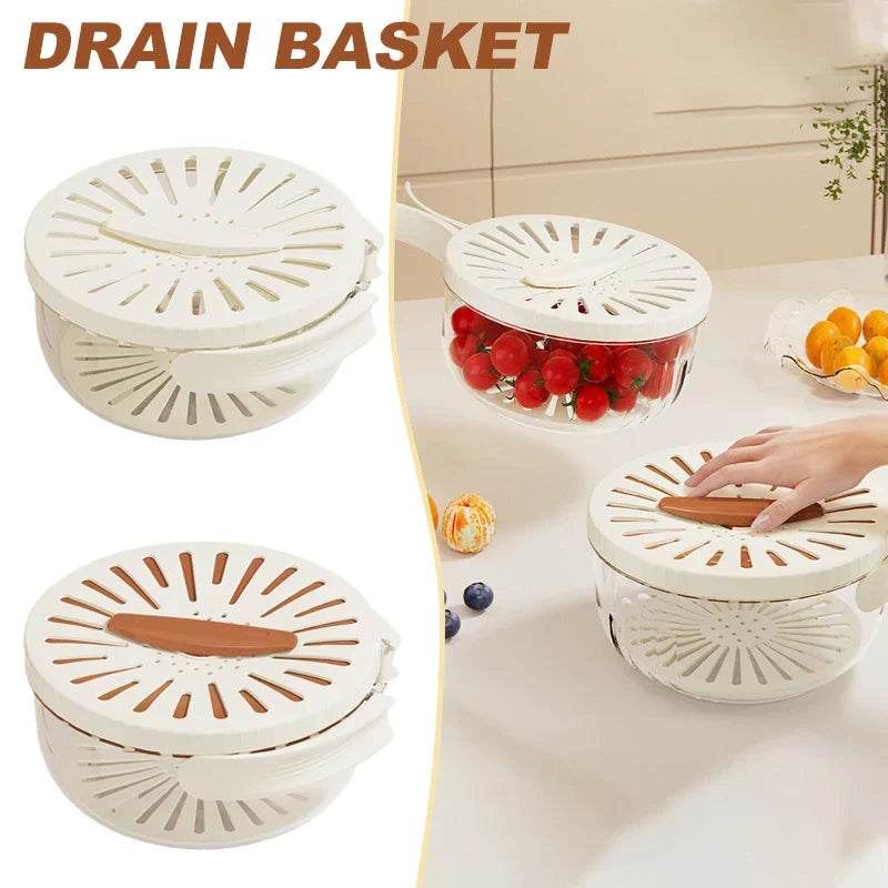 Avtoit | Space Saving Vegetable Fruit Drainer Basket