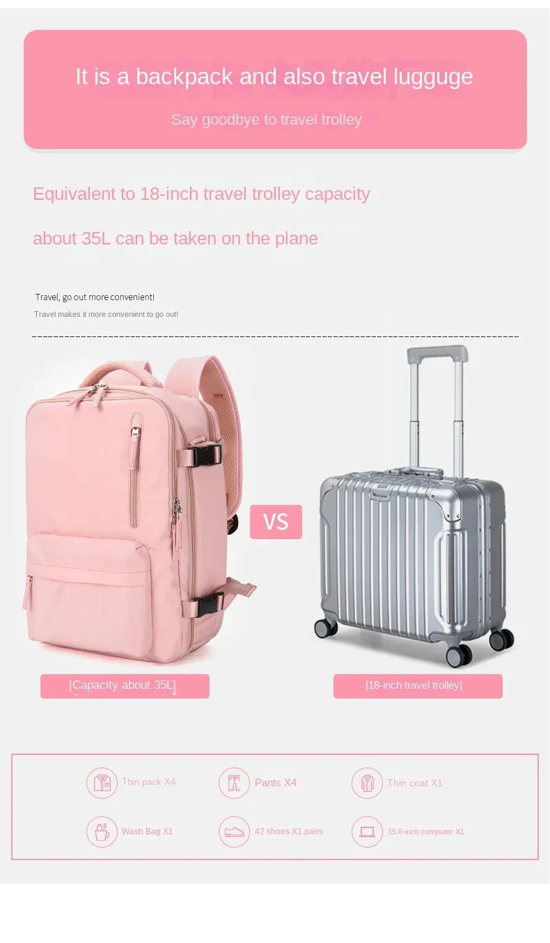 Avtoit | Travel Carry-On Backpack with Shoe Compartment