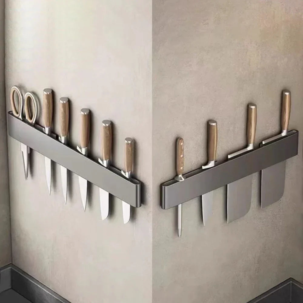 Avtoit | Knife holder - Knifey - Stainless steel - Multi-function shelf