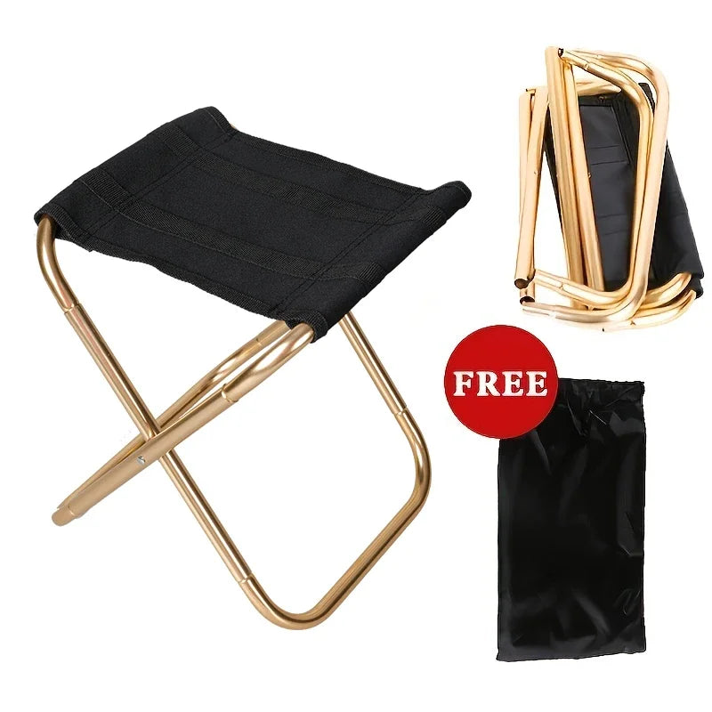 Avtoit | MobiloCamp Folding Stool | Ultralight & Collapsible | 262g | For Camping, Hiking & Festivals