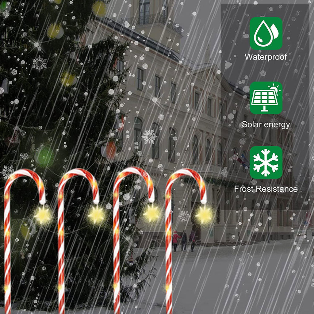 Avtoit | Candy Cane Lane LED Solar Lamp