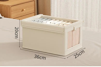 Avtoit | Neatvero Storage Box | Foldable & Washable | Breathable & Stable | For Socks & Underwear