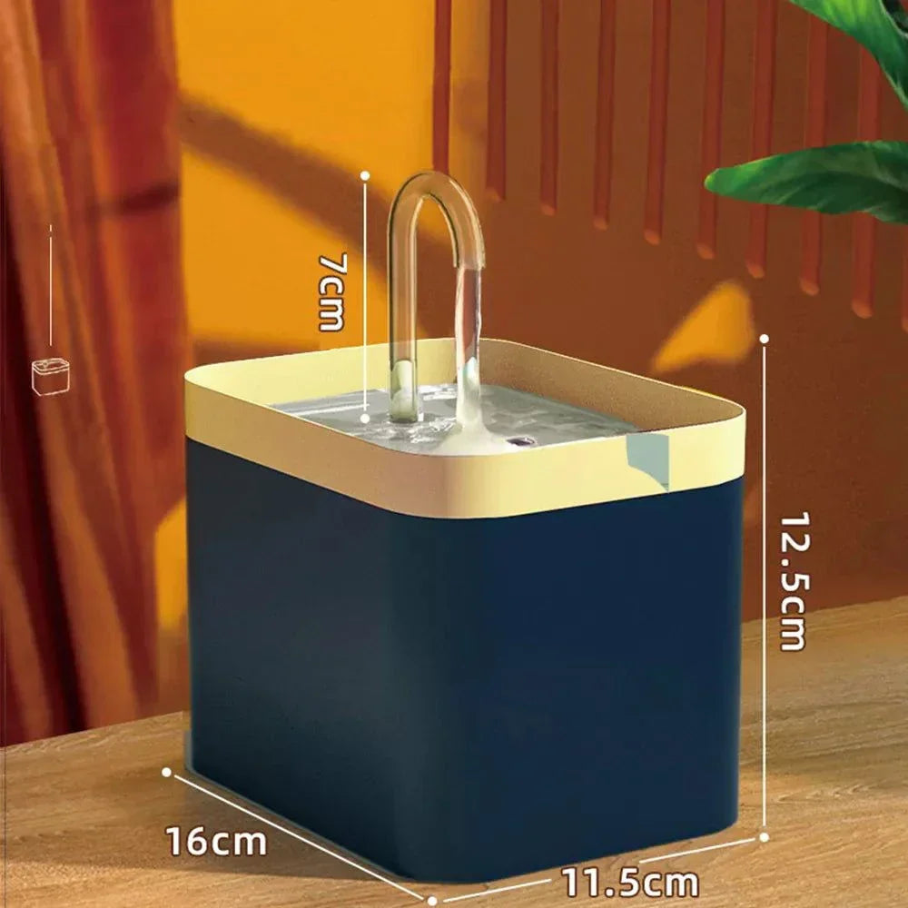 Avtoit | Ultra-quiet Pet Water Fountain with Intelligent Filtration - 1.5 l Stainless Steel