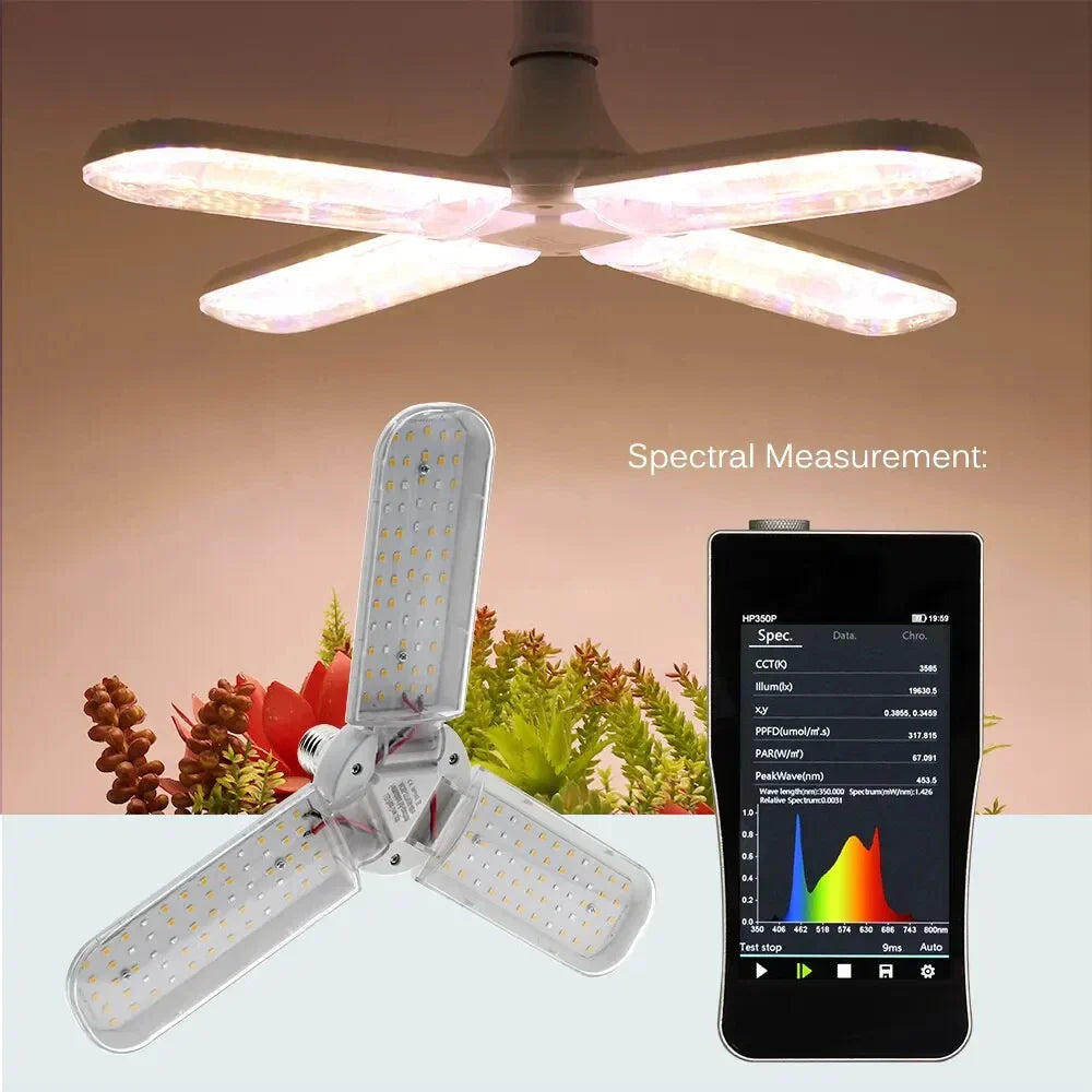 Avtoit | Floriva Plant Lamp | Foldable Wing Design | Full Spectrum LED | 24W 36W 48W | E27 Socket