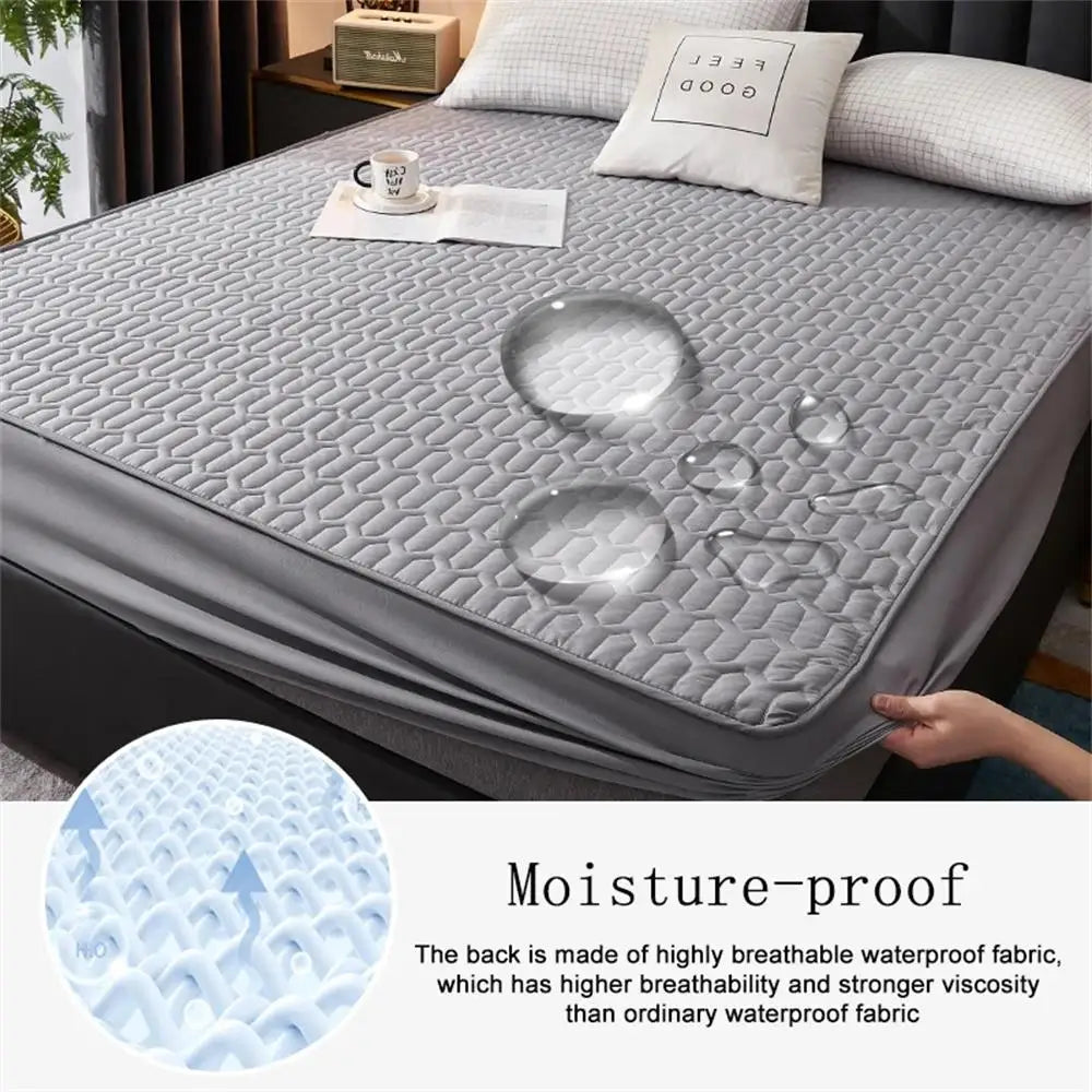 Avtoit | Waterproof Ultra-Soft Fitted Latex Mattress Pad Cover