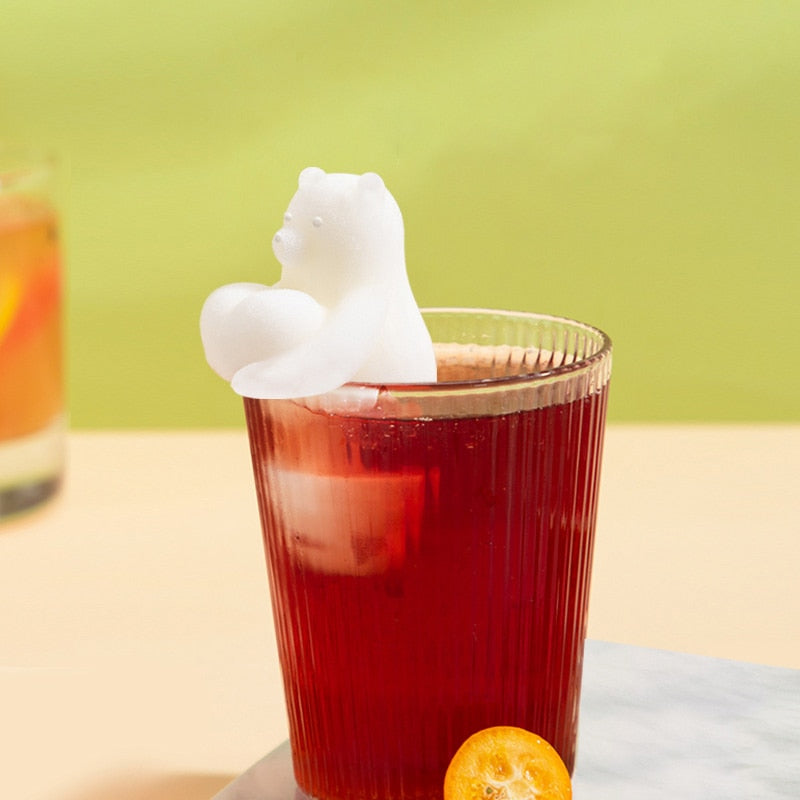 Avtoit | Heart Bear Hangable Ice Cube Mold