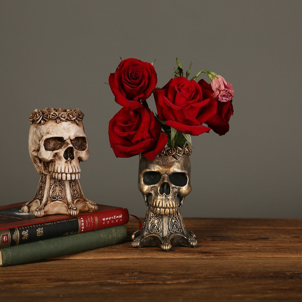 Avtoit | Resin Skull Flower Pot