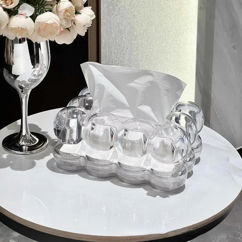 Avtoit | LumiScape Tissue Box – Sculptural Acrylic Design for Modern Elegance