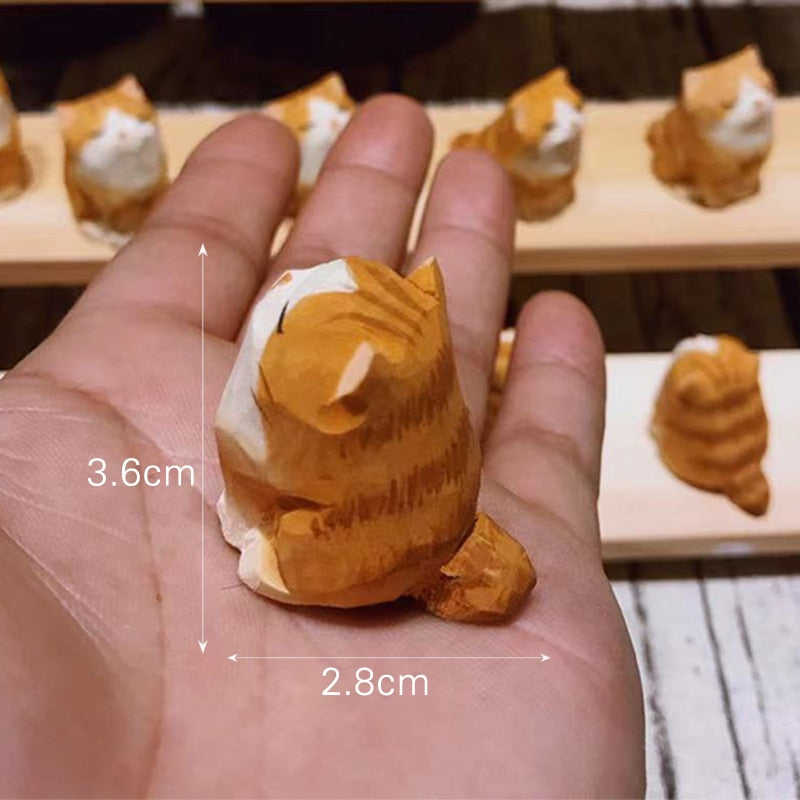 Avtoit | Handmade Wooden Cute Pet Figurines