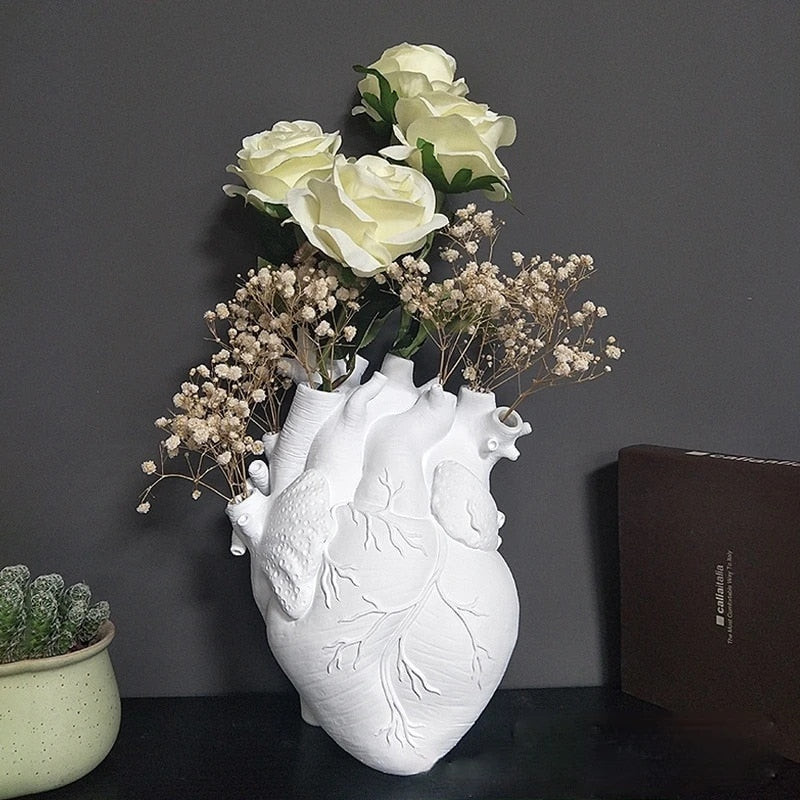 Avtoit | Heart Dry Plants Artificial Vase