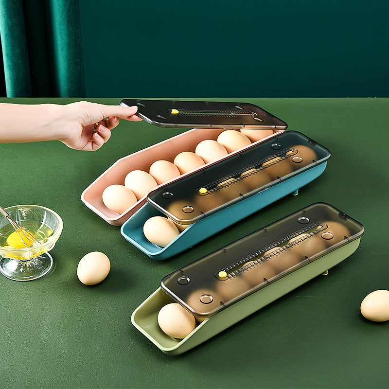 Avtoit | Automatic Stackable Refrigerator Egg Storage Box