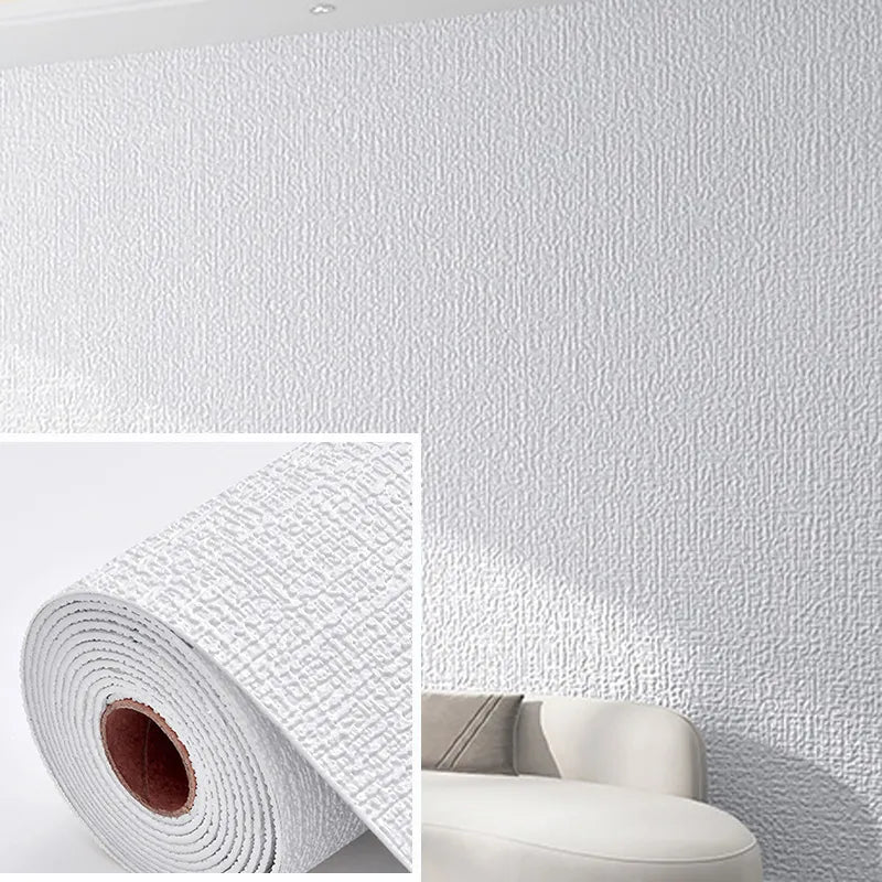 Avtoit | 3D Linen Self-Adhesive Waterproof Wall Sticker