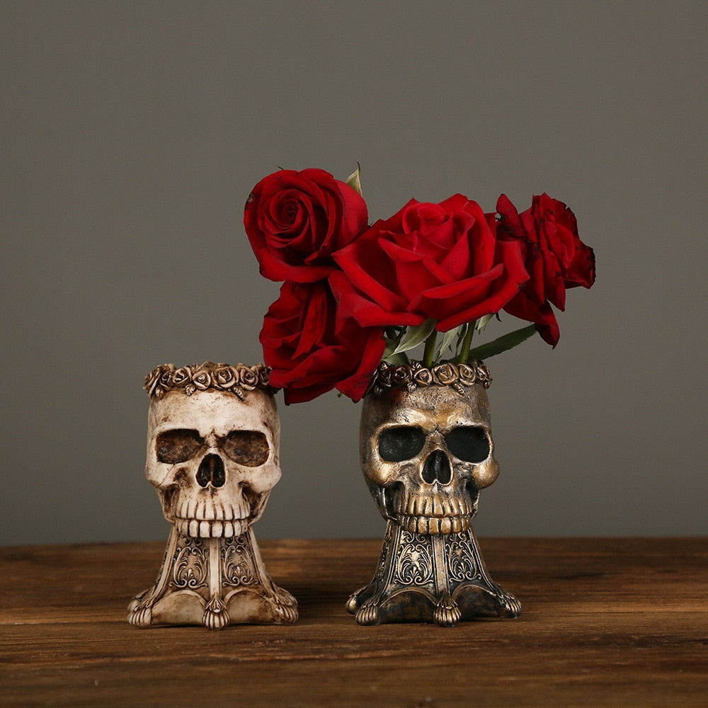 Avtoit | Resin Skull Flower Pot