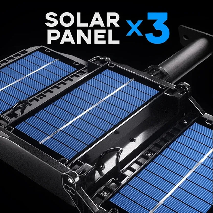 Avtoit | SolarBright LumiWall | Solar-powered Wall Light | Motion Sensor & 800 LEDs | Weatherproof
