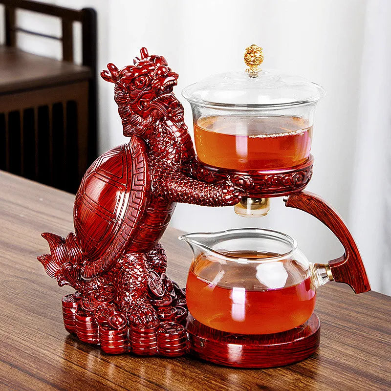 Avtoit | Magnetic Flow Kungfu Turtle Dragon Teapot Infuser