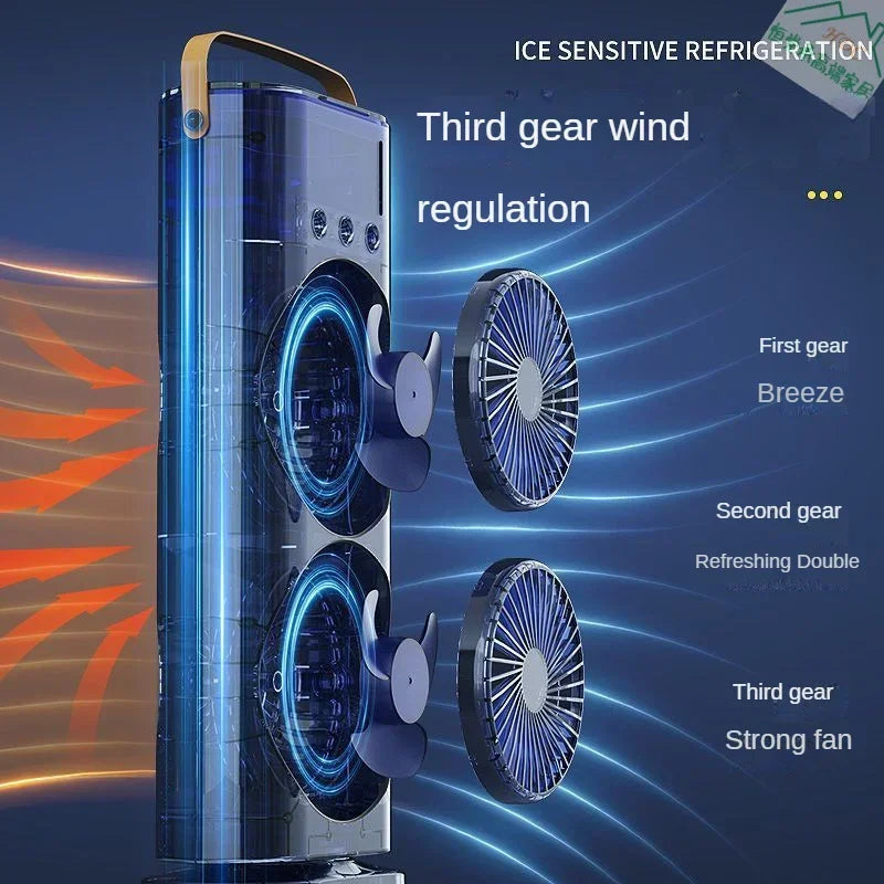 Avtoit | Portable Double Fan Cooling Spray Air Conditioning