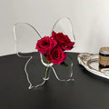 Avtoit | Artistic Butterfly Clear Flower Vase