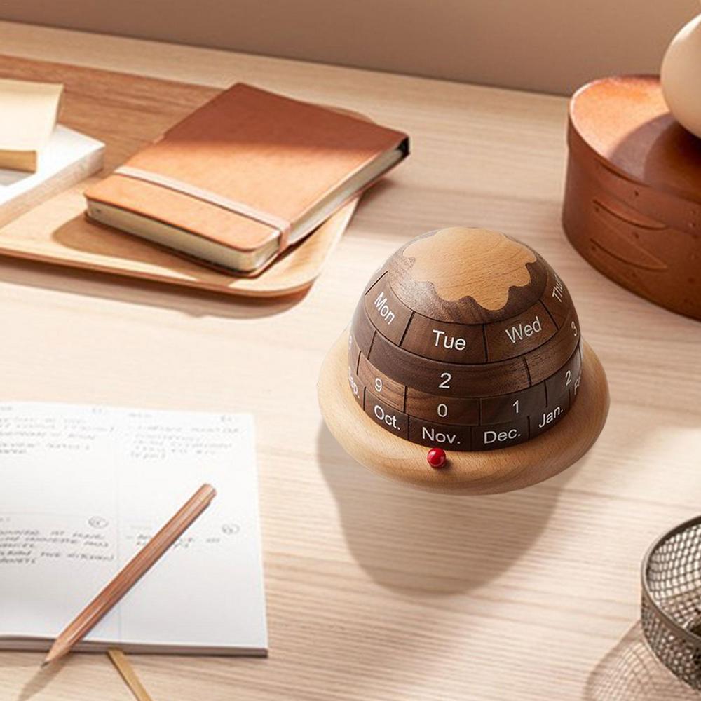 Avtoit | Unique Planet Wooden Table Calendar