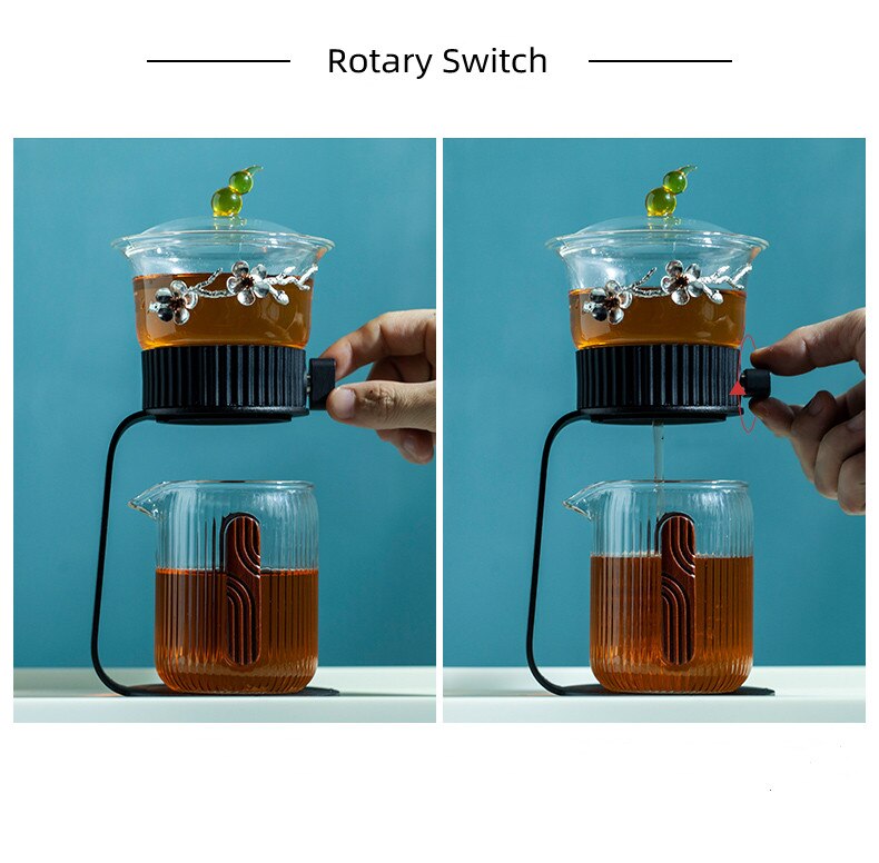 Avtoit | Ancient Mystery Leaf Glass Teapot