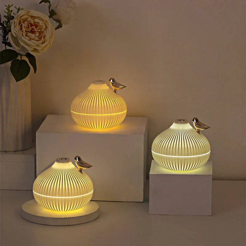 Avtoit | MistGlow USB Humidifier | Quiet & Compact | With LED Night Light & Mood Lighting