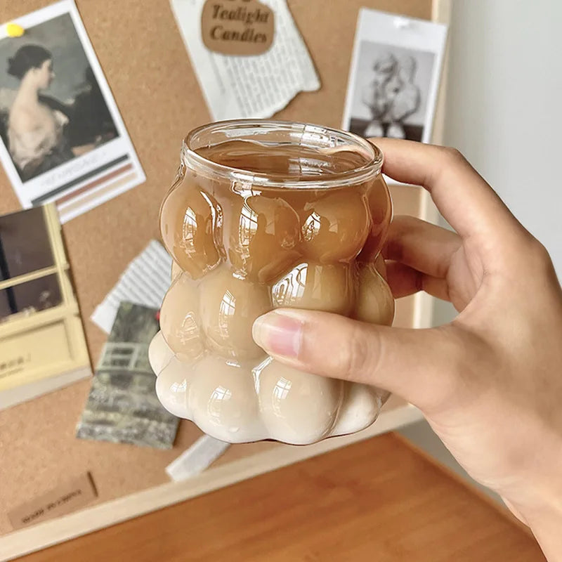 Avtoit | Sleek Glass Irregular Bubble Mug