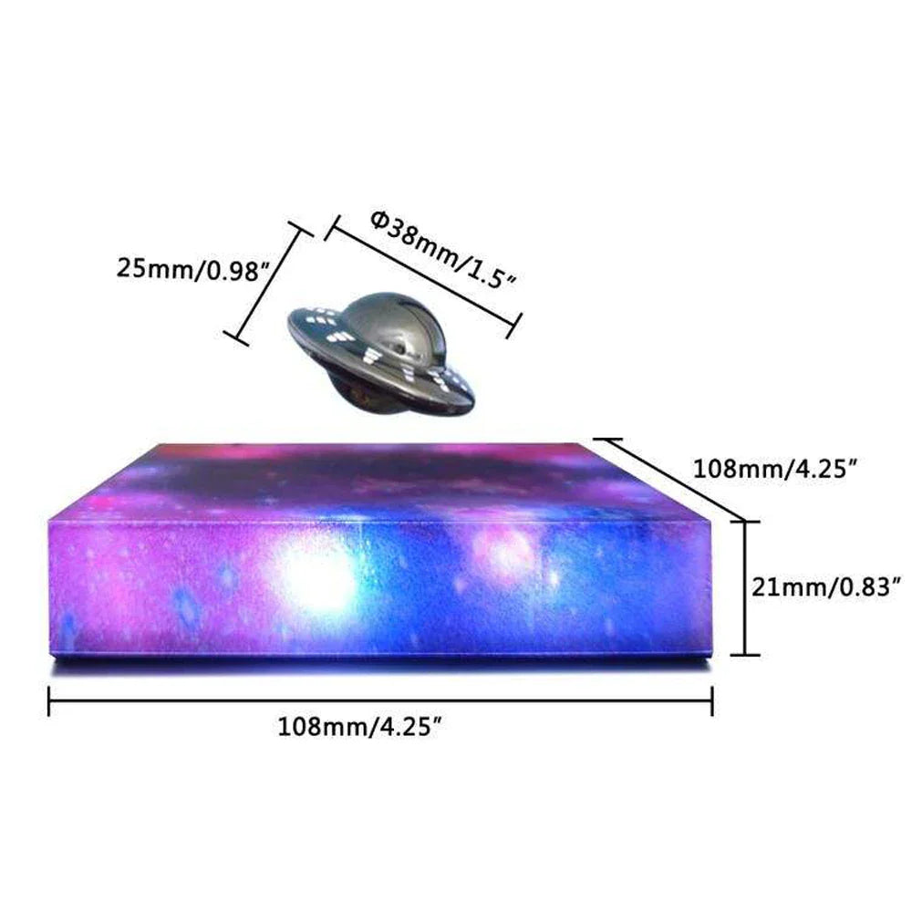 Avtoit | Magnetic Levitating Spaceship Rotating LED Night Lamp