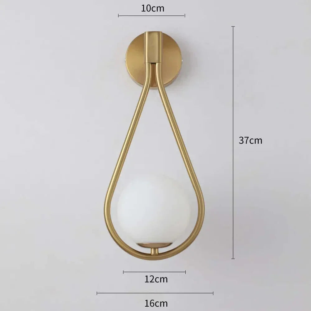 Avtoit | Drop Luxury Glass Ball Wall Light