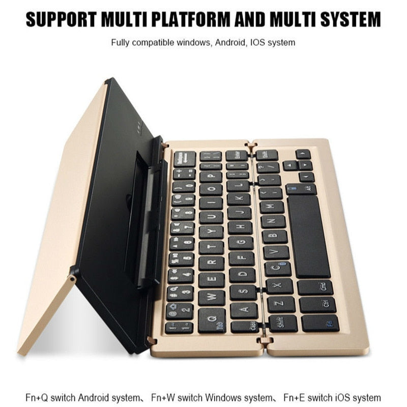 Avtoit | Portable Wireless Foldable Tablet Holder Keyboard