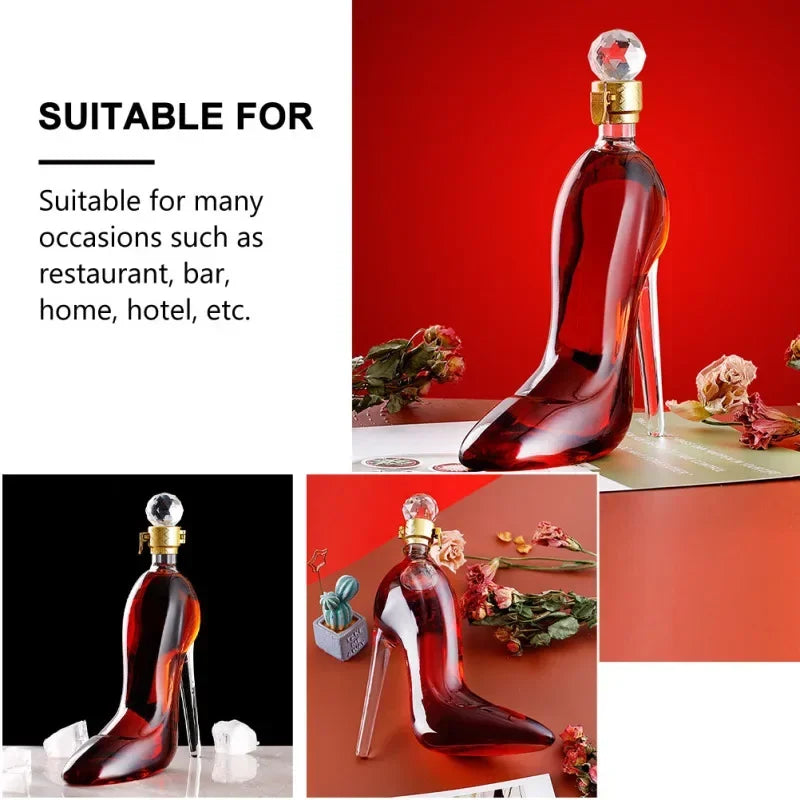 Avtoit | High Heel Fancy Glass Wine Decanter