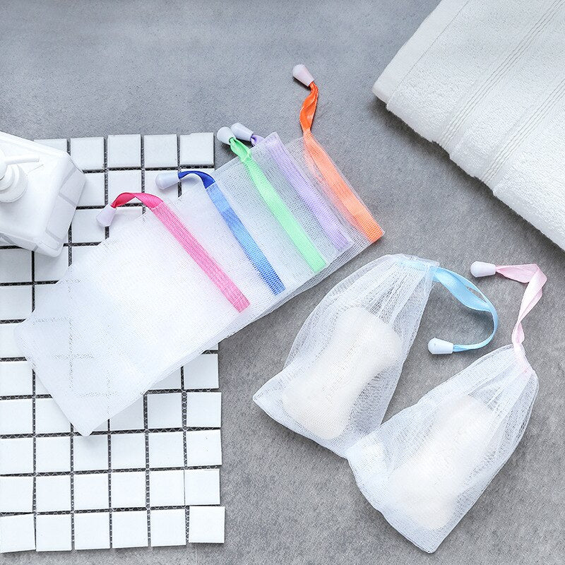 Avtoit | 10Pcs Hangable Soap Organizer Mesh Bag